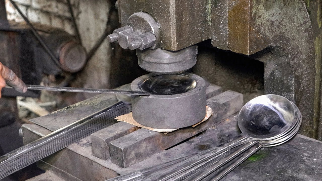 Amazing Process of Making Stainless Steel Ladle Spoon
