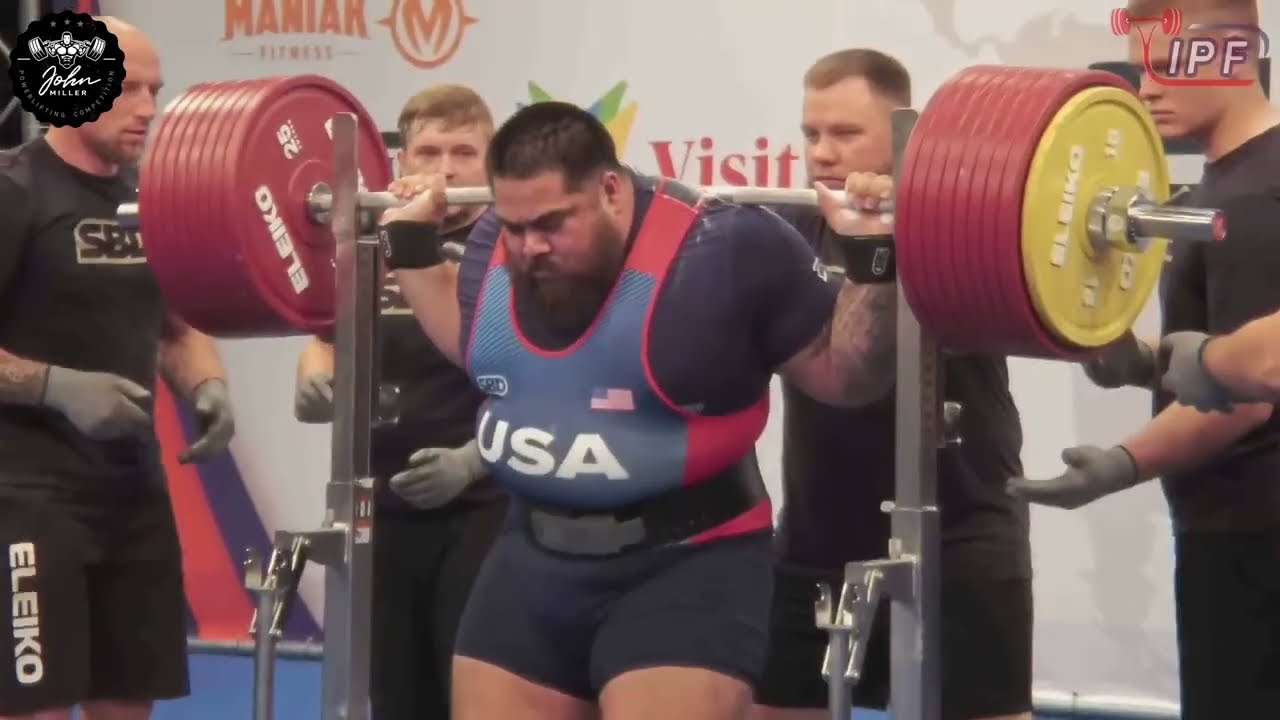 Jesus Olivares - 1st Place 1112.5kg Total - 120+kg Class 2024 World Classic Championship