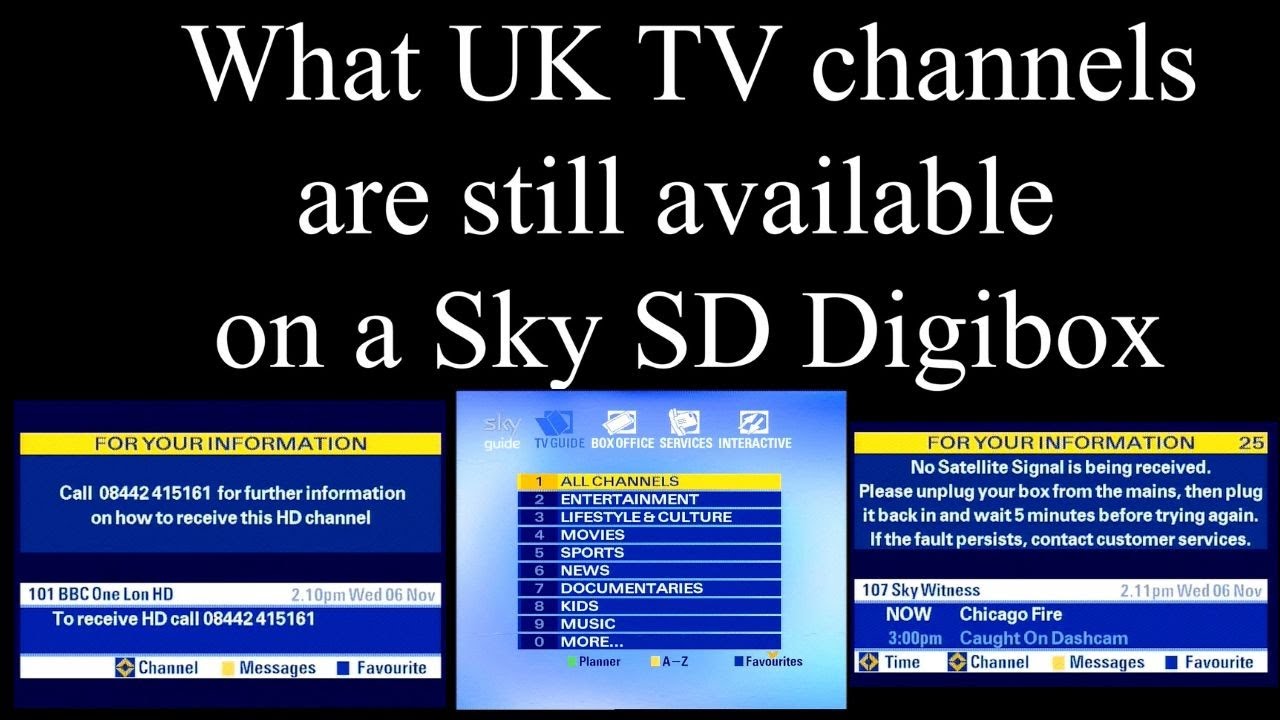 I Tried Old Sky Digibox in 2024 and Found These UK TV Channels!