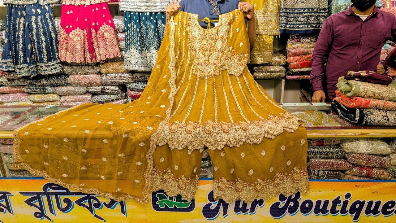 ঈদ কালেকশন মাজাককালি ফারসি গারারা ড্রেস | trendy pakistani gharara sharara dress design 2026 