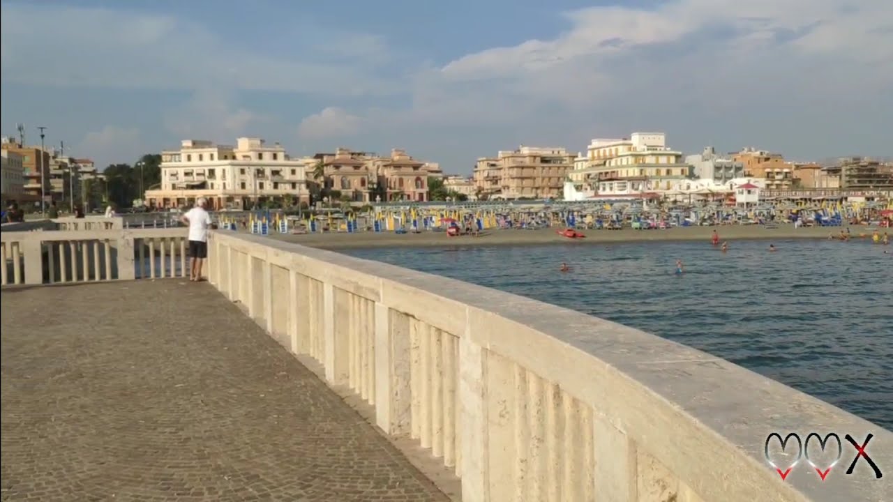 On the Pier of Ostia Lido (Rome) - At the sea as J-Ax