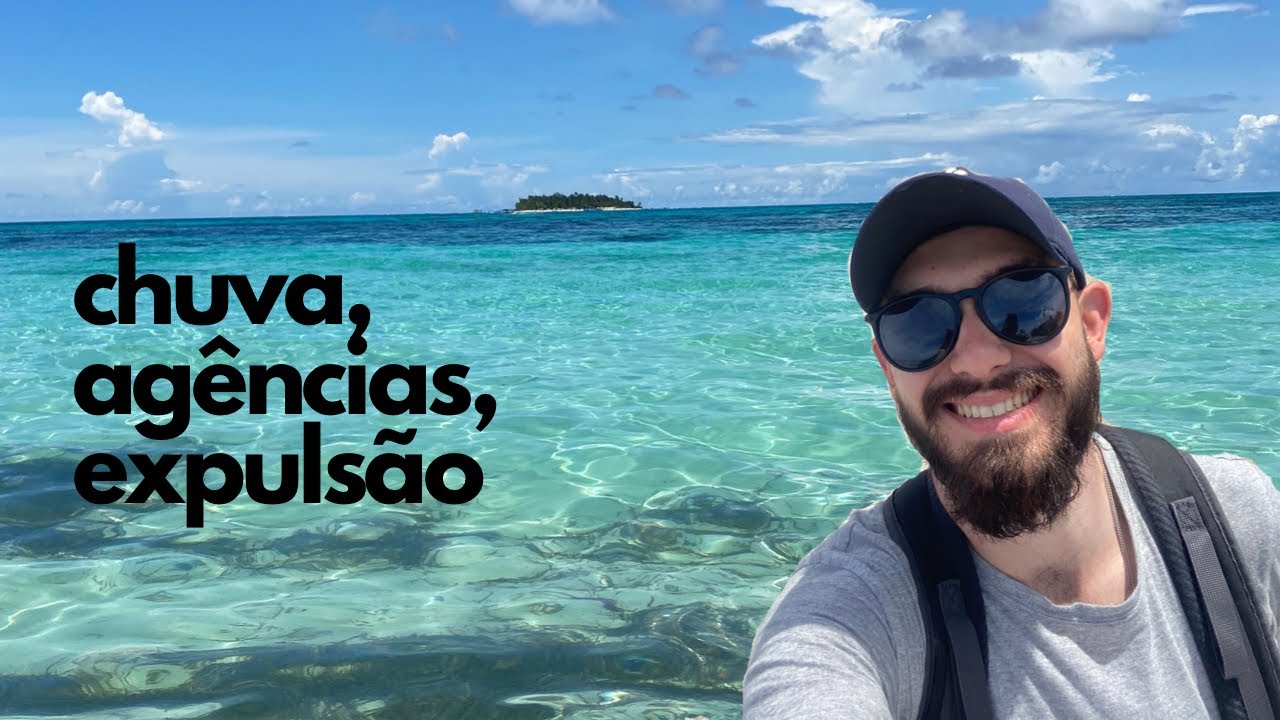 San Andres | um paraíso chovendo ou não 😱 eles expulsam as pessoas da praia!! Procurando agências