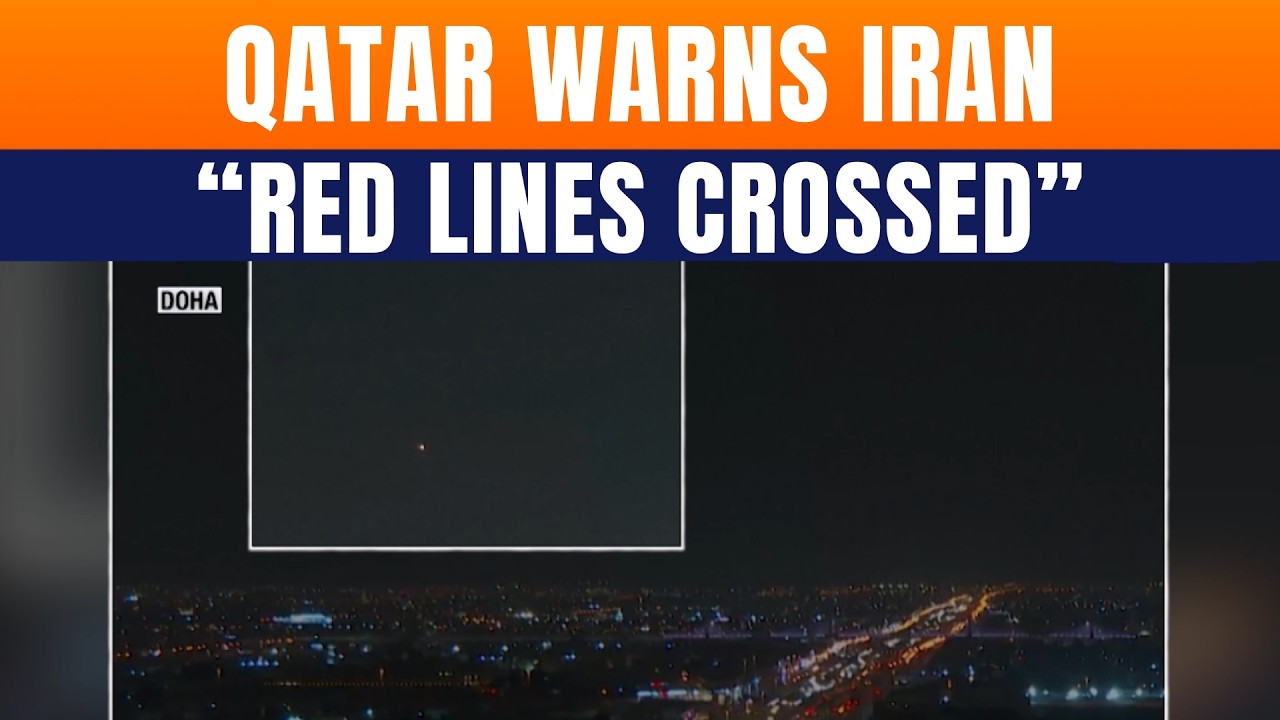 Qatar Warns Iran LIVE | Qatar Says &ldquo;Red Lines Crossed&rdquo; By Iran | Warns Strikes Won&rsquo;t Go Unanswered