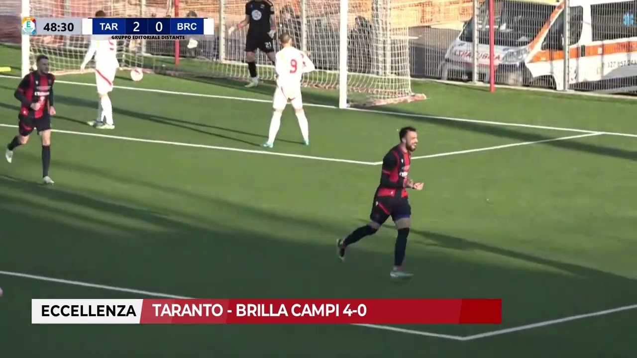 1 FEBBRAIO 2026 - ECCELLENZA: TARANTO - BRILLA CAMPI 4-0