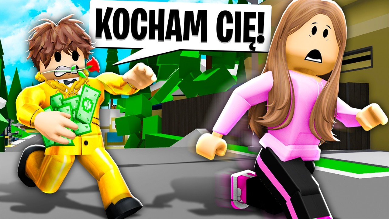 BOGATY CHŁOPAK SIĘ WE MNIE ZAKOCHAŁ w BROOKHAVEN RP! 😍 (Historyjka Roblox)