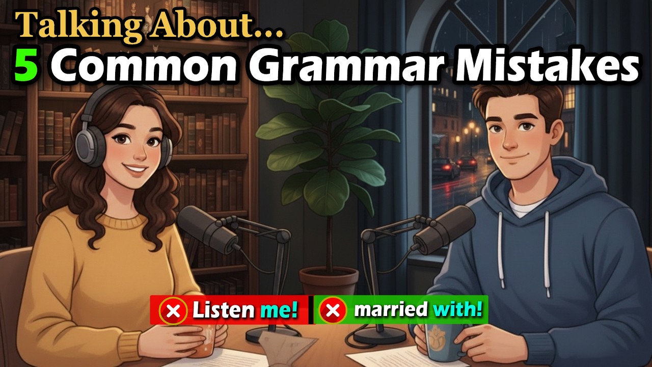 5 Common Grammar Mistakes in English || Are YOU Saying it WRONG?