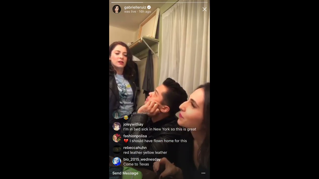 Gabrielle Ruiz, Rachel Bloom & Vincent Rodriguez III IstaLive | Crazy Ex-Girlfriend @ SF Sketchfest