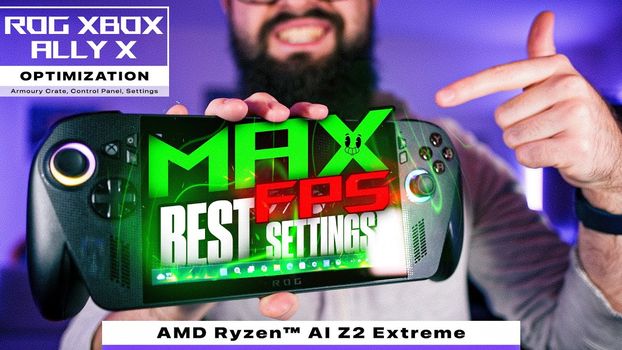 🔥 AȘA ÎȚI OPTIMIZEZI CONSOLA ROG XBOX Ally X pt. FPS MAXIM în ORICE JOC!!! ✅  + setări ascunse ⛔️