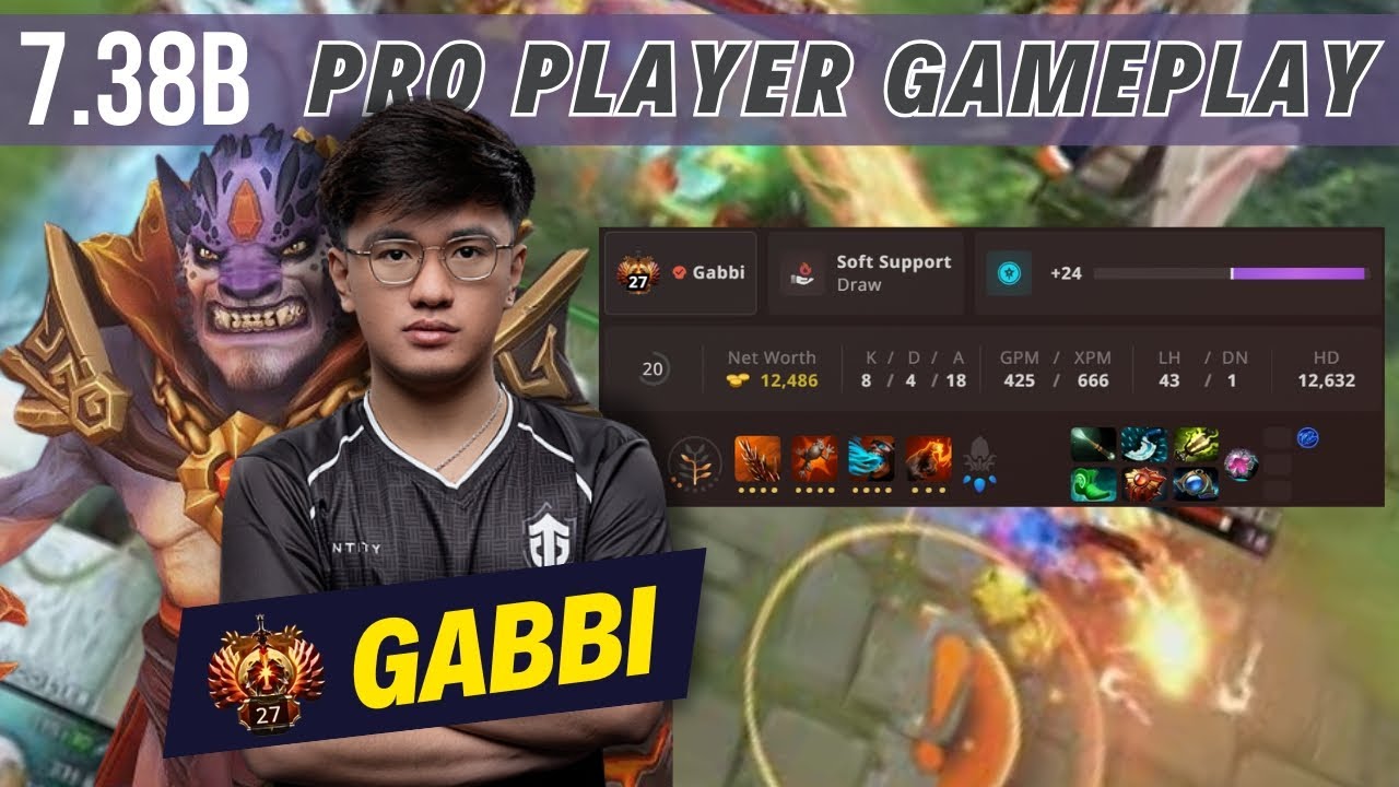 PRO LION GAMPLAY | DOTA 2 | GABBI PLAY AS SUPPORT LION | PRO PLAYER GAME