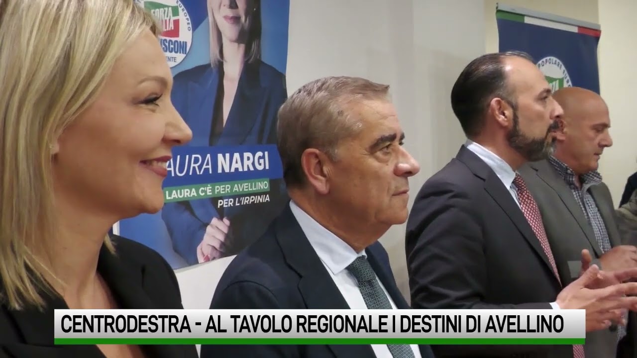 Centrodestra, al tavolo regionale i destini di Avellino