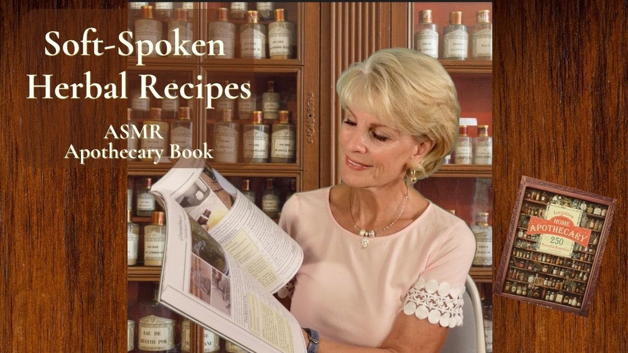 ASMR Apothecary Book 📖 Soft-Spoken Herbal Recipes & Page Flipping for Sleep!