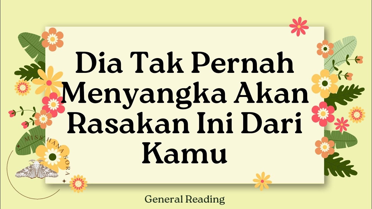 TAK PERNAH MENYANGKA AKAN RASAKAN INI DARI KAMU