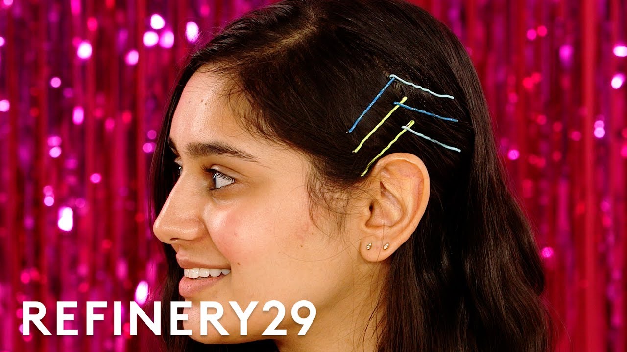 We Love These Bobby Pin Hair Design Tricks | Beauty In A Snap | Refinery29