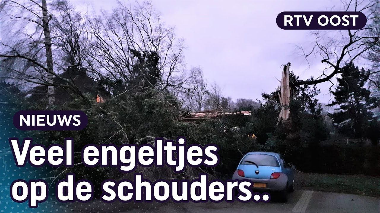 Compilatie: dit is de schade van storm Eunice in Overijssel | RTV Oost