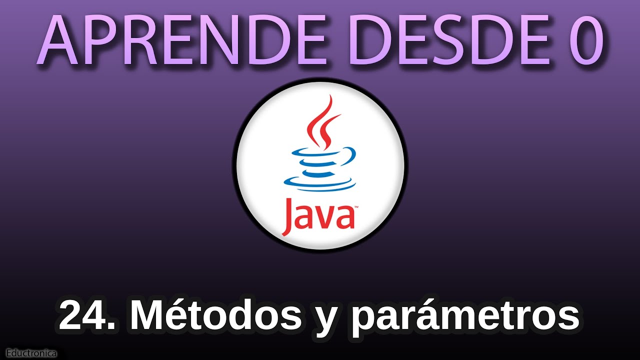 Métodos y parámetros en Java | cómo usar parámetros en una función