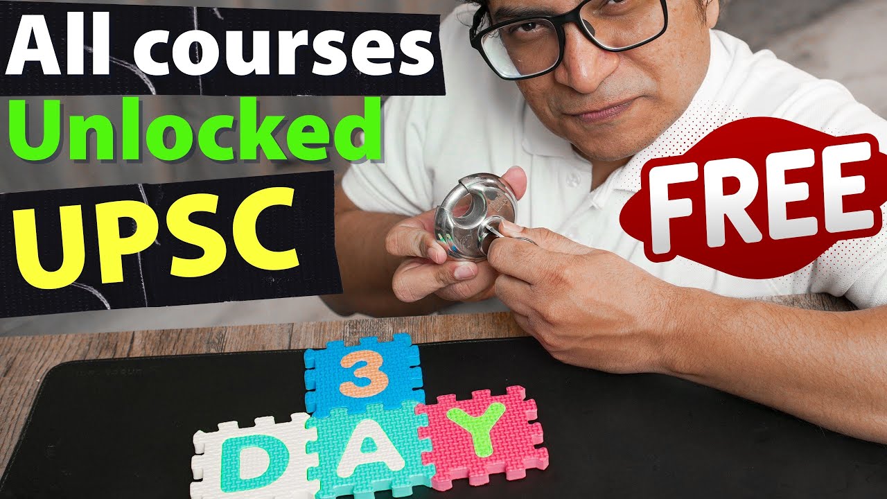 3 Days ke liye UPSC ke Paid Classes, Notes & Mocks unlocked Free including Mrunal&rsquo;s Economy Course!