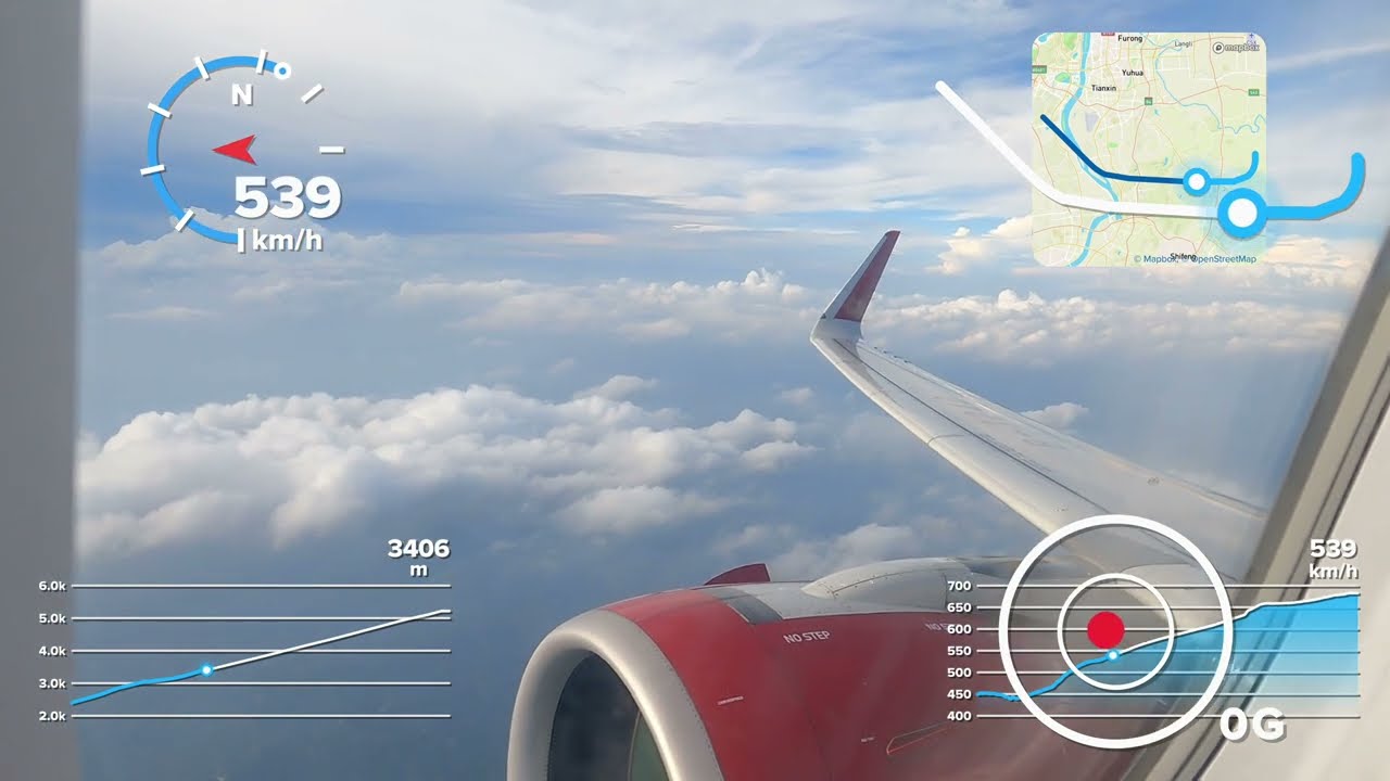 Super cool takeoff ✈️  Viral Airplane Takeoff 682 km/h  with Telemetry overlay Speed, Altitude | Sub