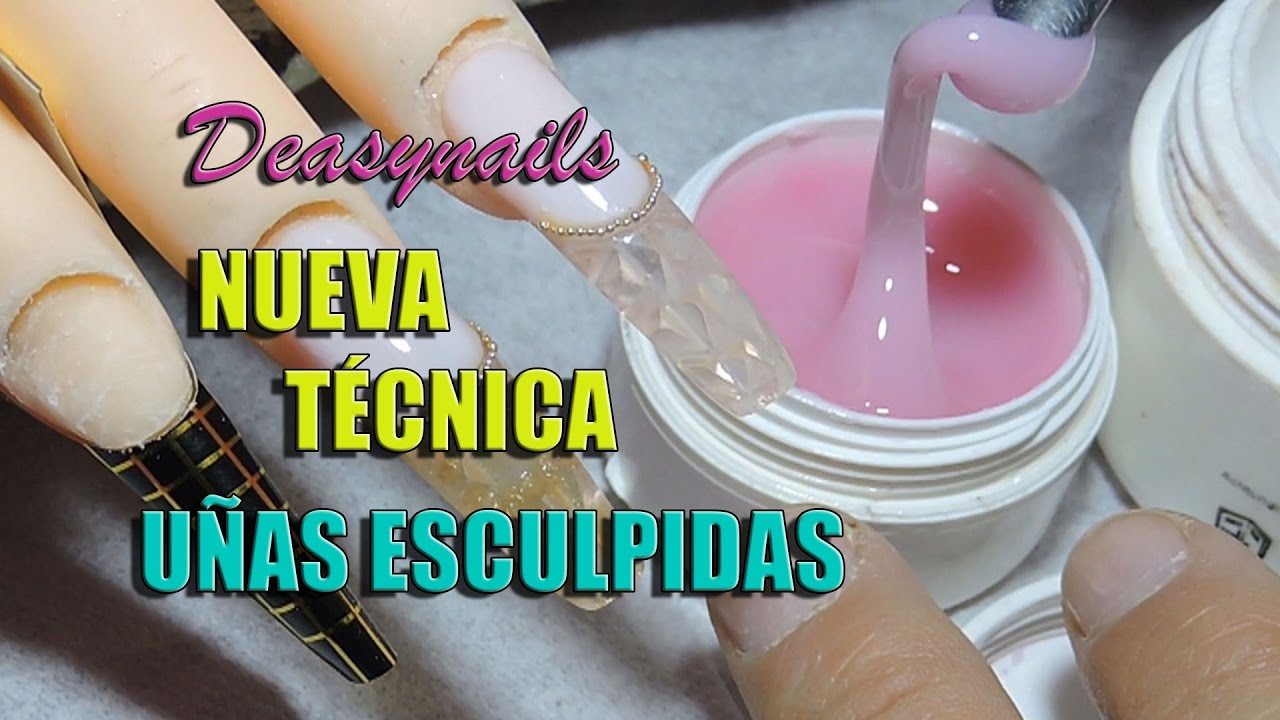 Como hacer uñas de Acrigel - Nueva tecnica de uñas esculpidas Deasynails