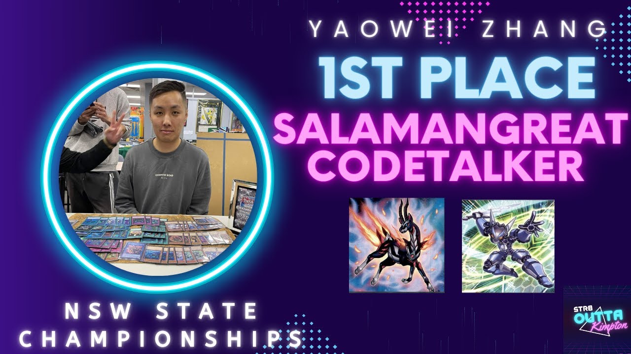 1st Place - Salamangreat-Codetalker - Yaowei Zhang - NSW State Championships