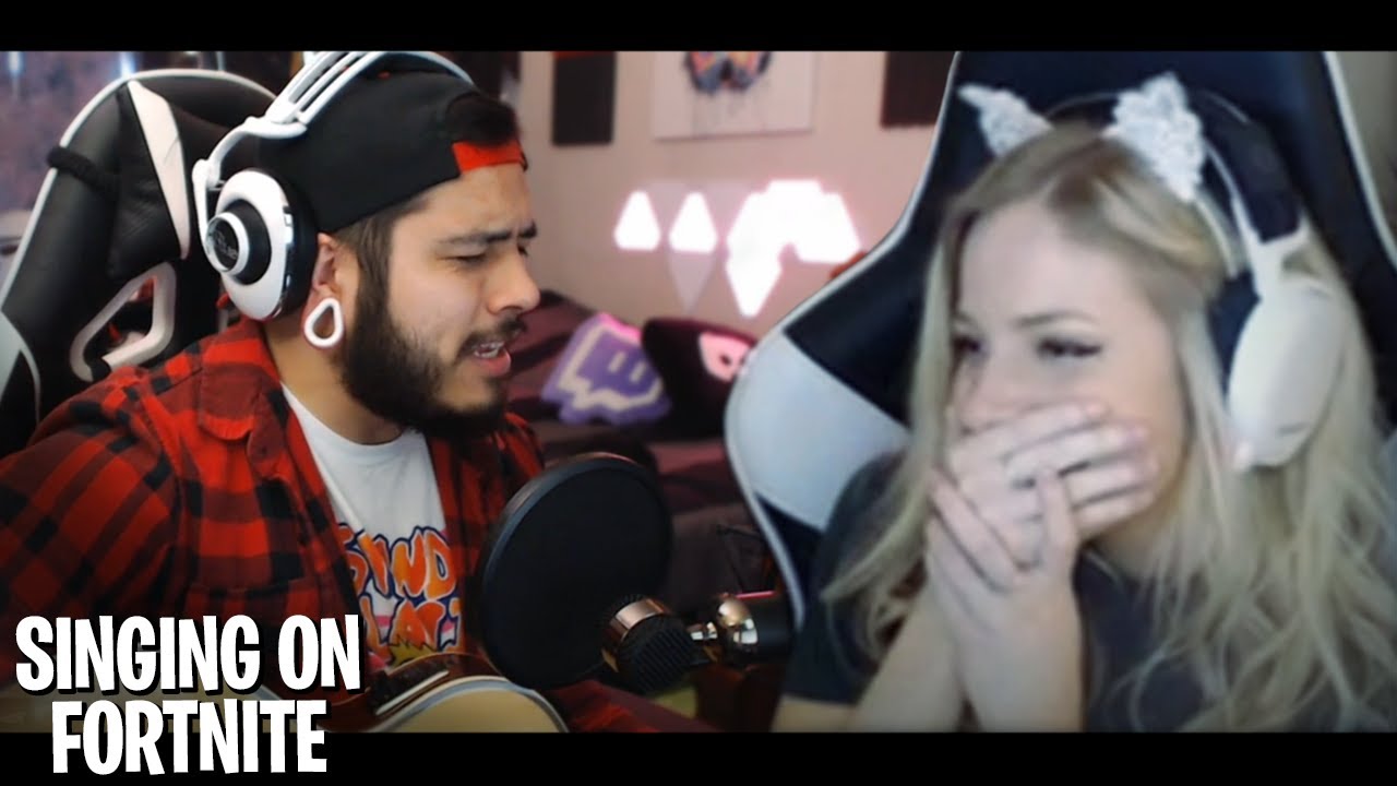 SINGING to a GIRL on Fortnite! CaseyMeow pt.2