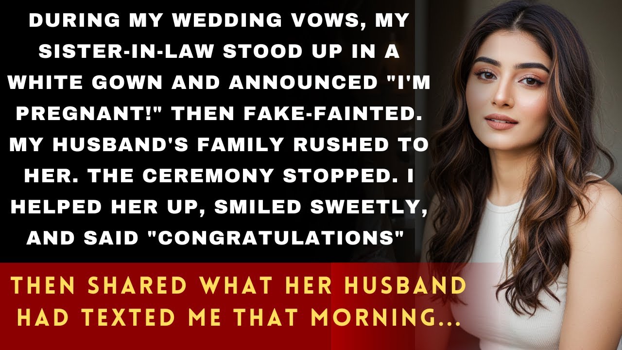 My Sister-In-Law Wore WHITE To My Wedding And Announced Her Pregnancy During My Vows...