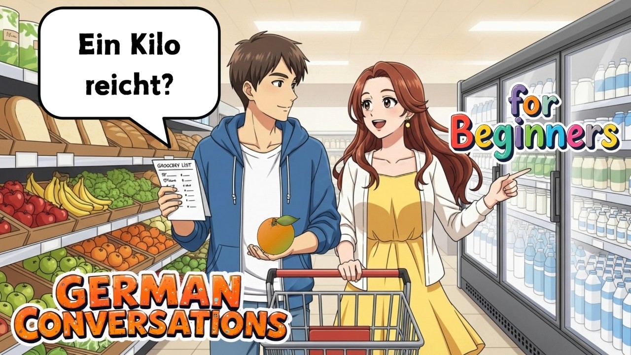 German Conversations for Beginners | 5 Everyday Dialogues with Subtitles (A1–A2 Level)