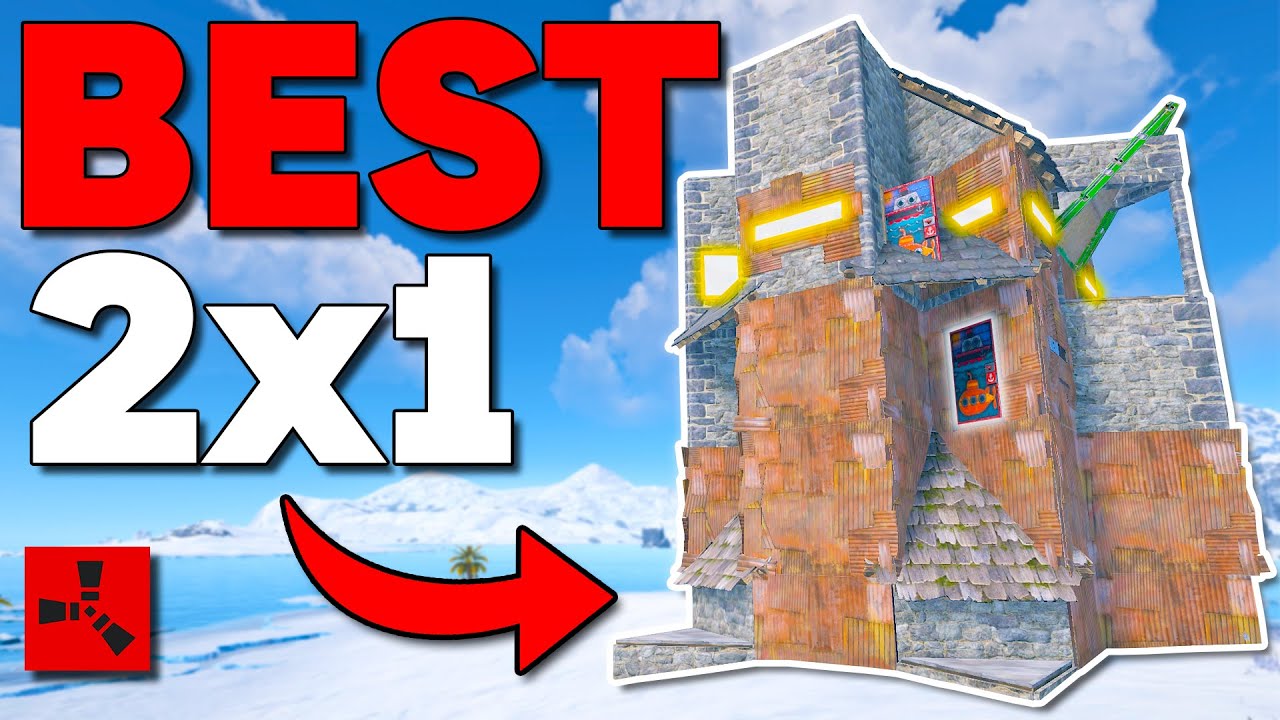 Я сделал идеальную базу-бункер 2x1 для соло/дуэта в Rust