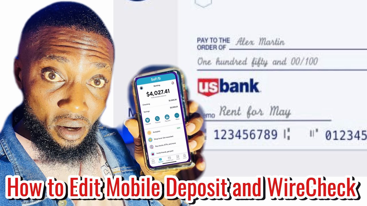 How to Edit Checks[cheques] |how to build and Edit Wire check and Mobile Deposit checks.