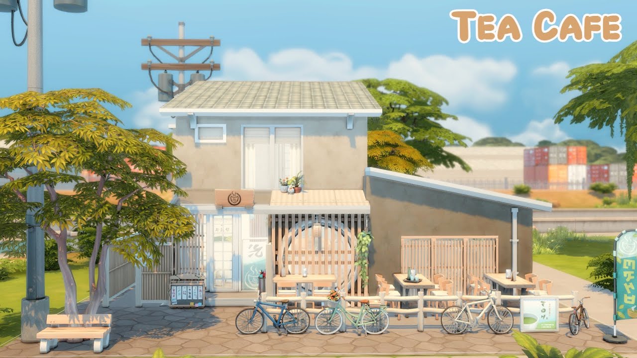 Tea Café 🍵 | The Sims 4 | No CC | Stop Motion Build