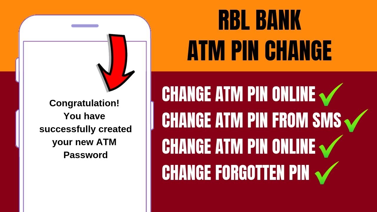 Rbl Bank ATM/Debit Card Pin Change on ATM | How to change Rbl Bank ATM Pin Forgot/Reset