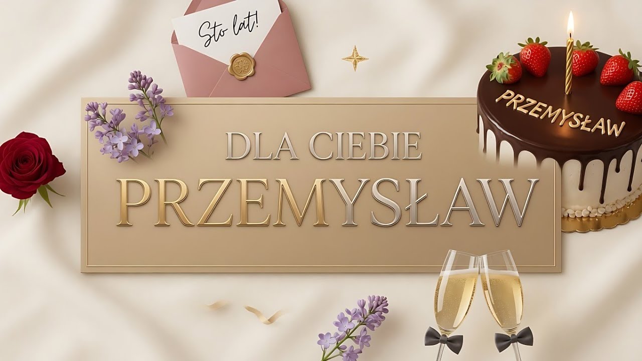 PRZEMYSŁAW 🤍 Życzenia na imieniny Przemysława 💌 Wyślij te życzenia Przemkowi