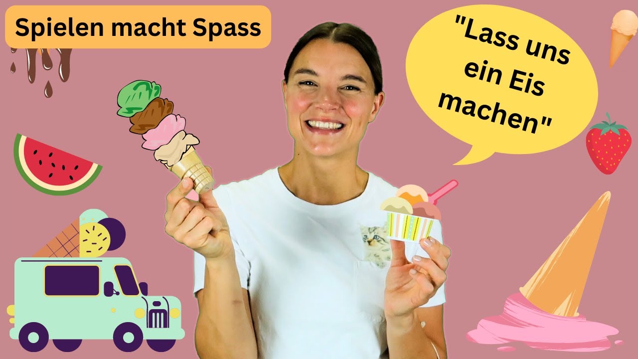 Ein Eis Video f&uuml;r Kinder | Miss Josi spielt mit Spieleis und singt ein Eislied | Lernen f&uuml;r Kleine