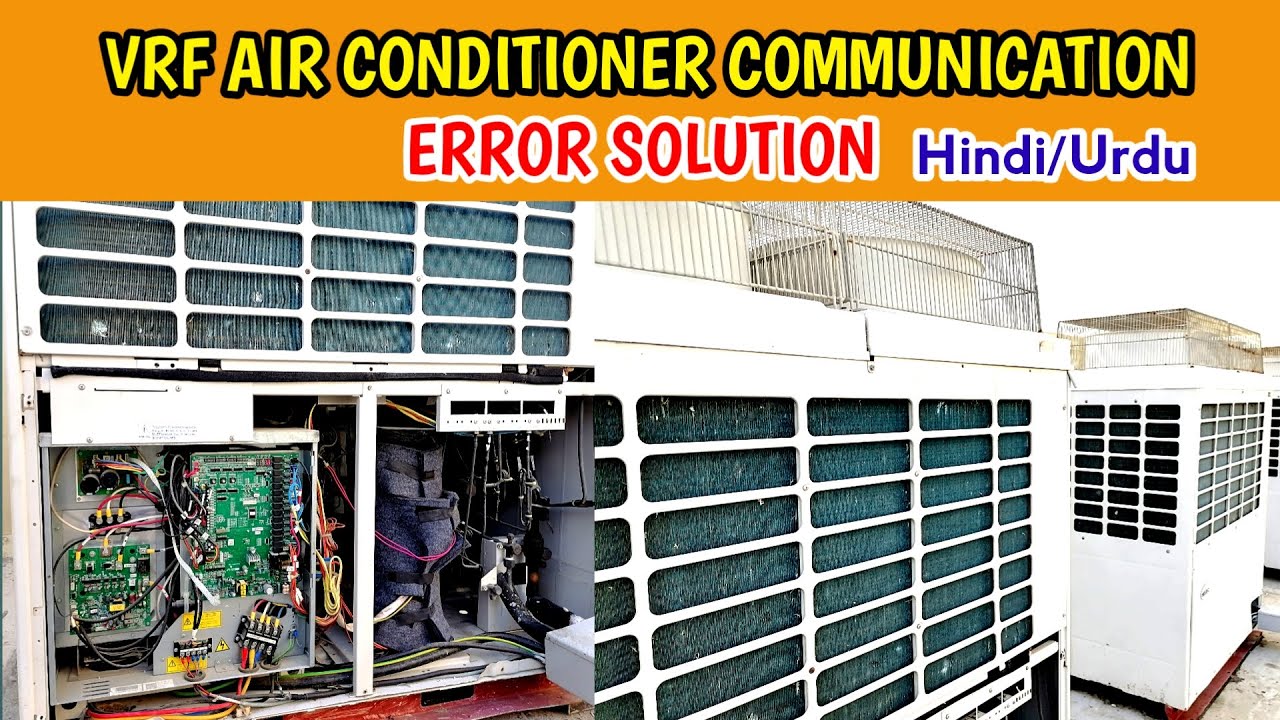VRF Air Conditioning System Communication Error Solution | VRF Air Conditioning System Wiring Hindi
