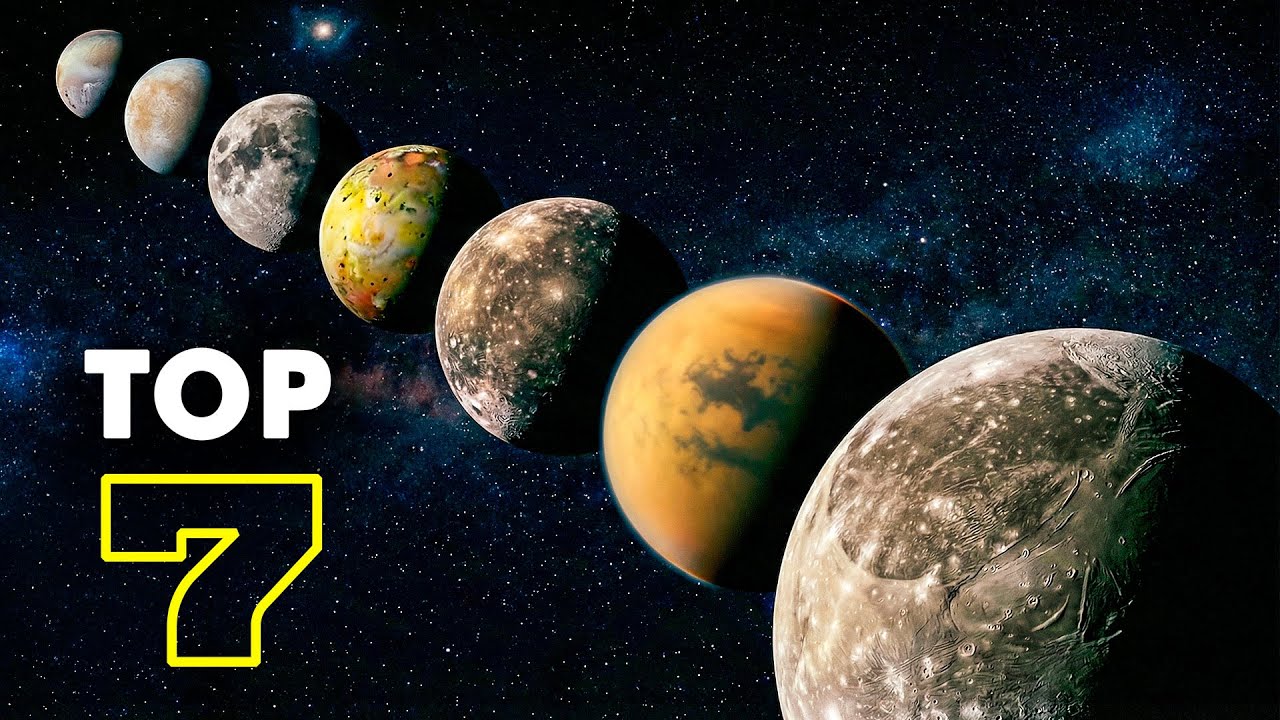 Las 7 Lunas MÁS GRANDES del Sistema Solar