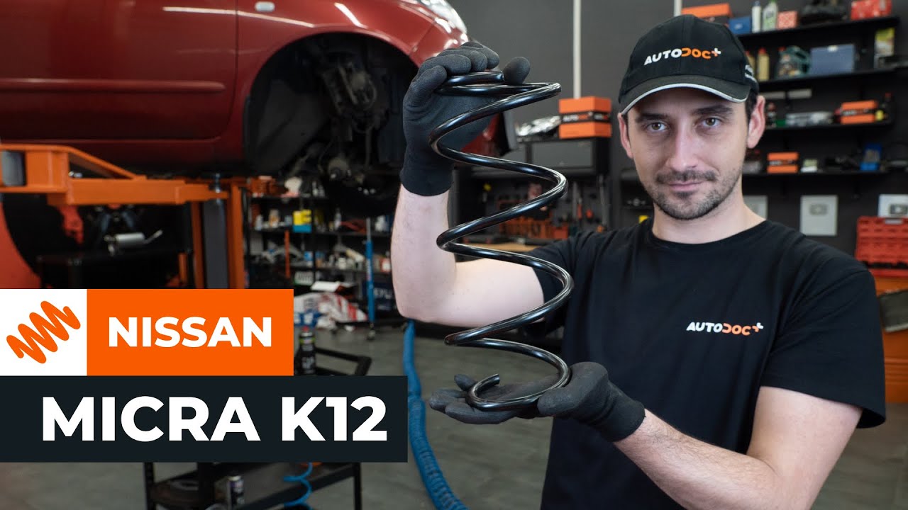 Cómo cambiar los muelles de suspensión en NISSAN MICRA K12 [VÍDEO TUTORIAL DE AUTODOC]