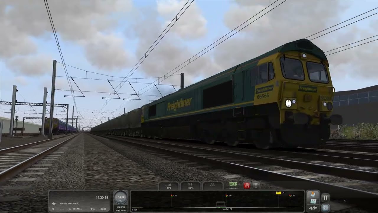 Train Simulator Classic - [Class 66] - 6Z19 Dagenham to Hope Cement (Part 2) - 4K UHD