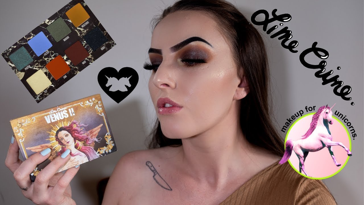 🍂Lime Crime Venus 2 Tutorial - Wet Look Brown Smokey Eye ✨