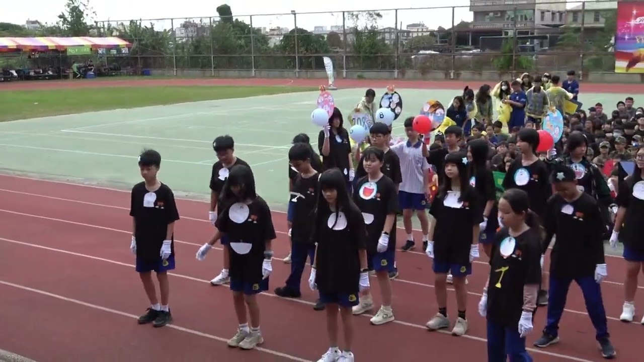 113學年度員林國中62週年 校慶運動會 創意彩妝進場