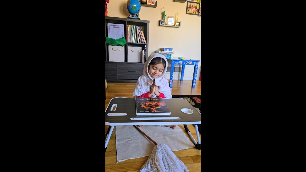First 5 gathas of Shree Vairagya shatak explaination by Virti. #5yearsold #jain #jainism