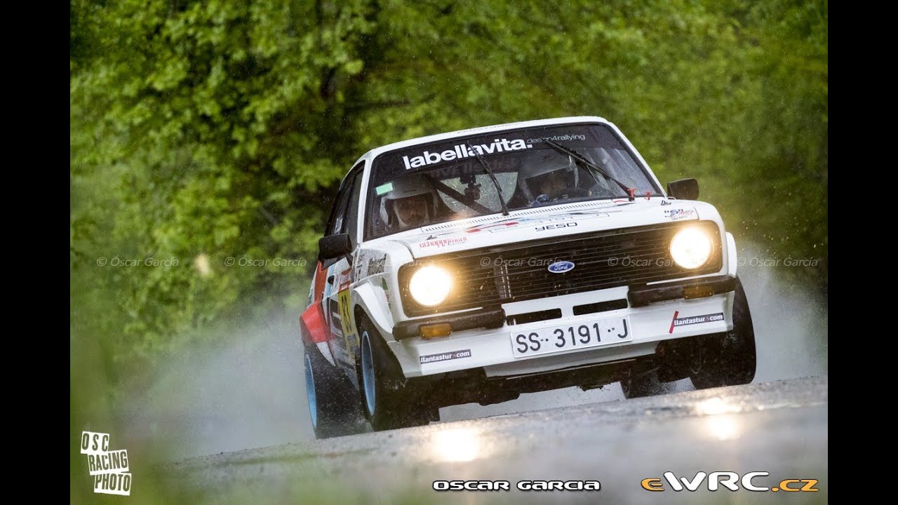 On Board - Pablo López / Javier Paniagua 16º Rallye Solo Escort.               Ford Escort MK2