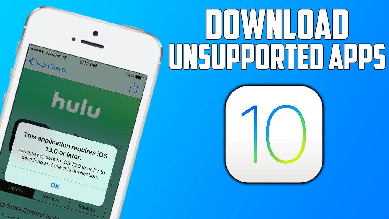 Как установить неподдерживаемые приложения на iOS 10 - 10.3.3/10.3.4! Без компьютера! (2021!)