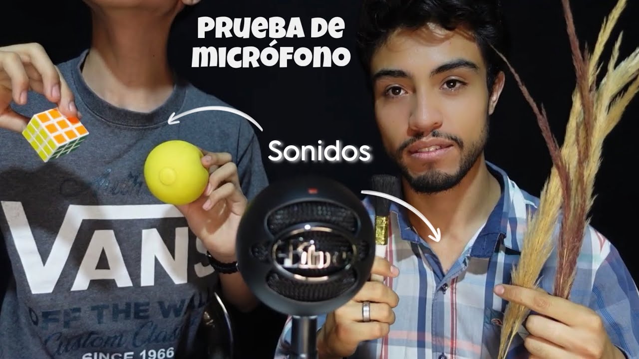 ASMR prueba de sonidos de microfono nuevo con @GnossiannASMR 🎤