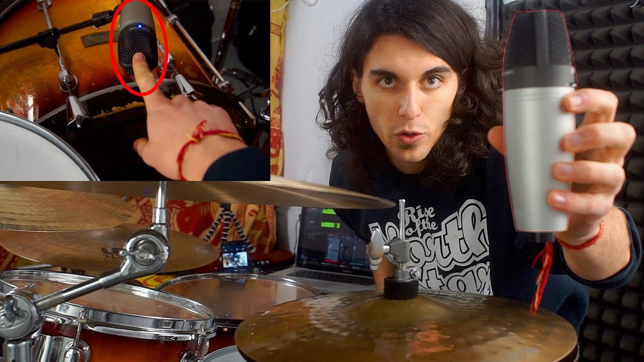 Microfonare la Batteria con UN SOLO Microfono + Comparazione Samson C01 e C03