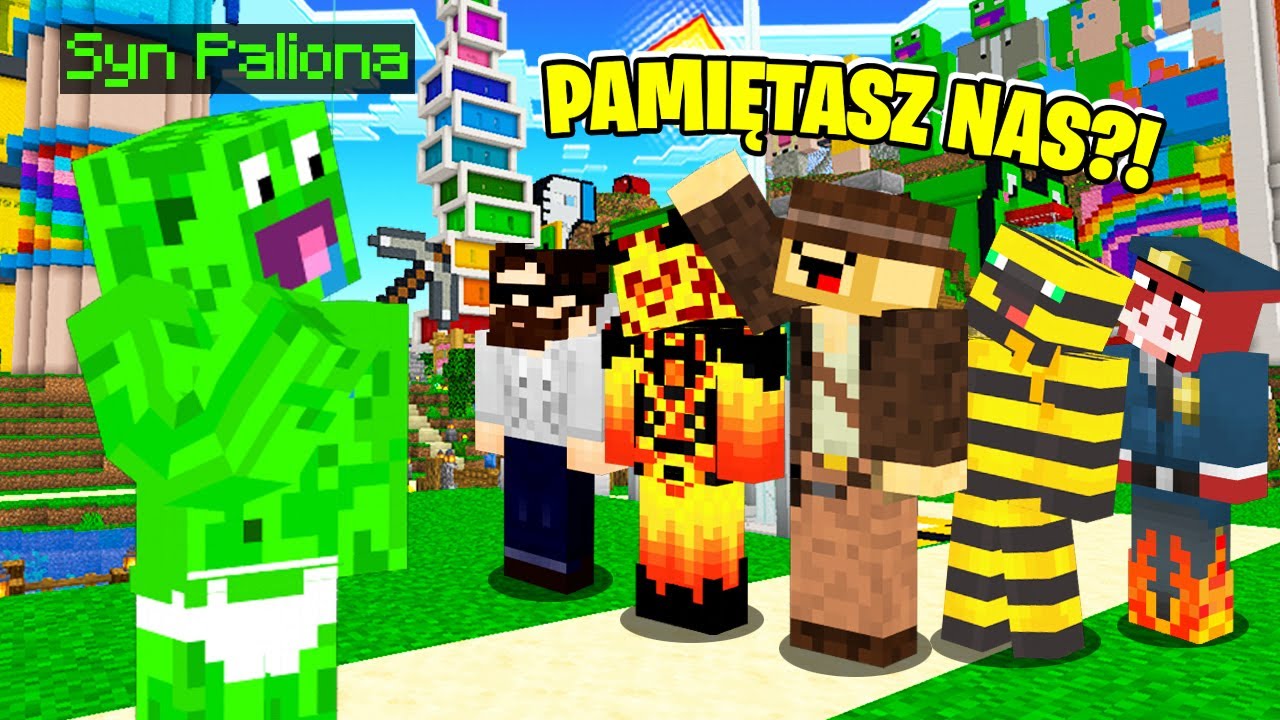 CZY SYN PALIONA PAMIĘTA TE OSOBY w Minecraft... (śmieszne)