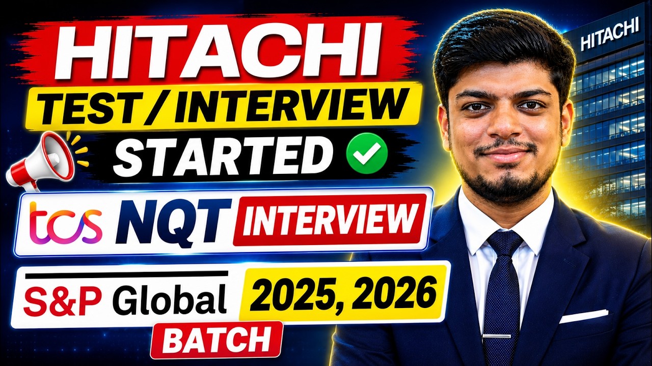 🔥Крупное обновление TCS NQT | Тестирование/собеседование Hitachi | Тестирование S&P Global | ВЫПУ...