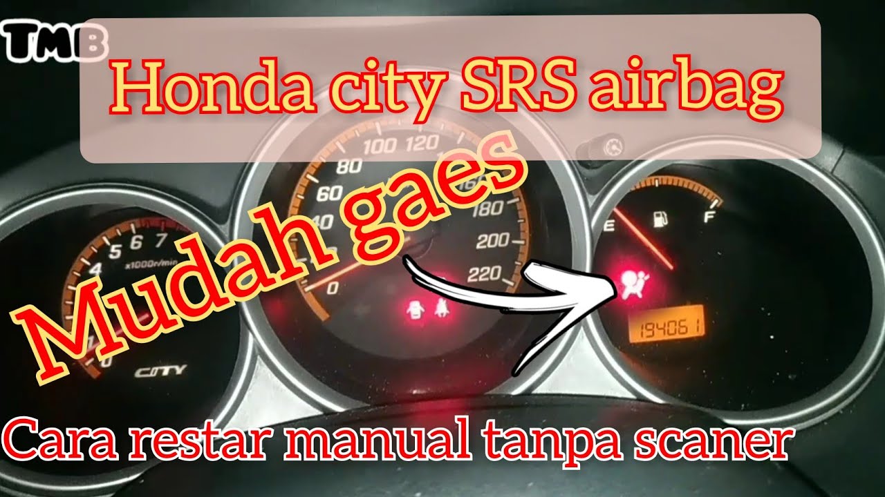 restar manual SRS airbag honda city tanpa SCANER .simak sampai selesai 😊👍