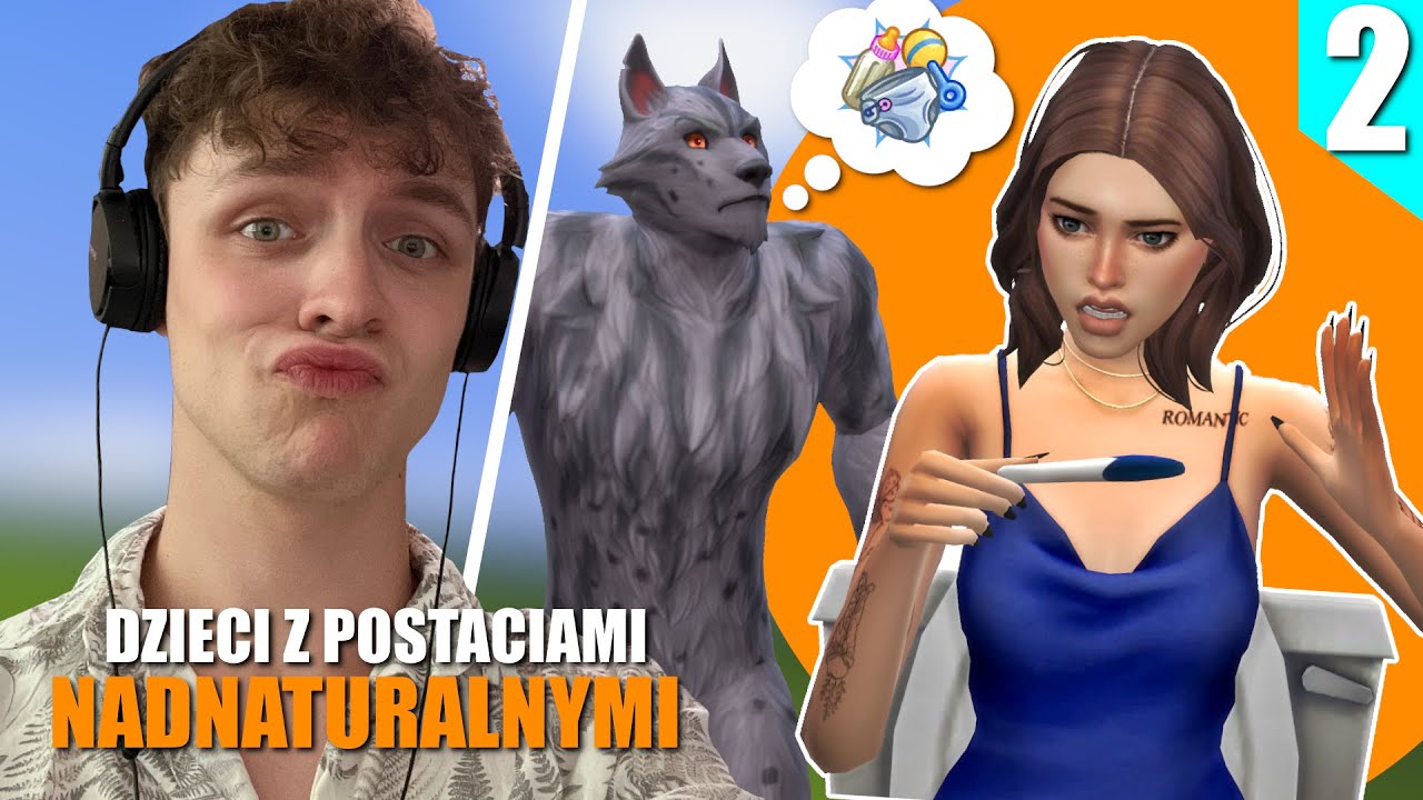 CIĄŻA Z WILKOŁAKIEM W SIMS 4.. jest INNA NIŻ WSZYSTKIE