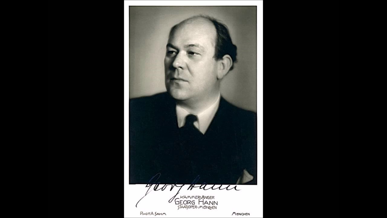 Georg Hann - Lortzing: F&uuml;nftausend Taler - Stuttgart State Orchestra/Leitner (1950)