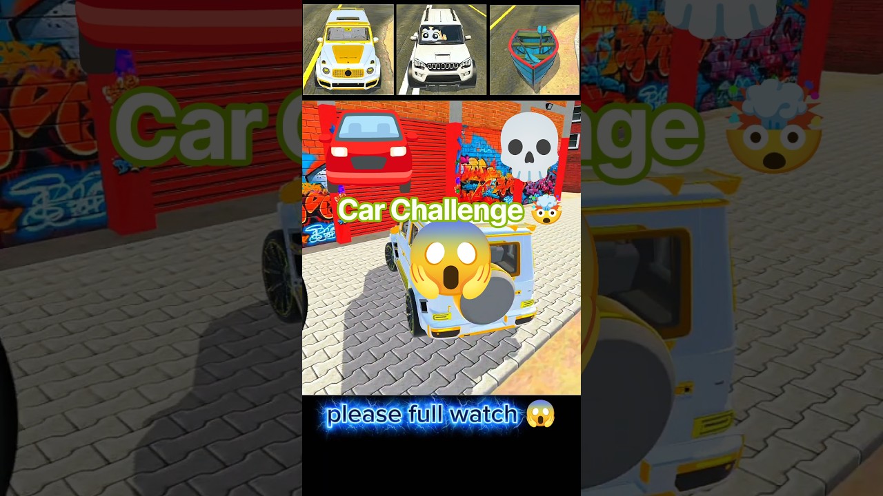 Car Garage Vs G Wagon Car Challenge 😱 Indian Theft And GTA5 #indiantheftauto #shorts #gta