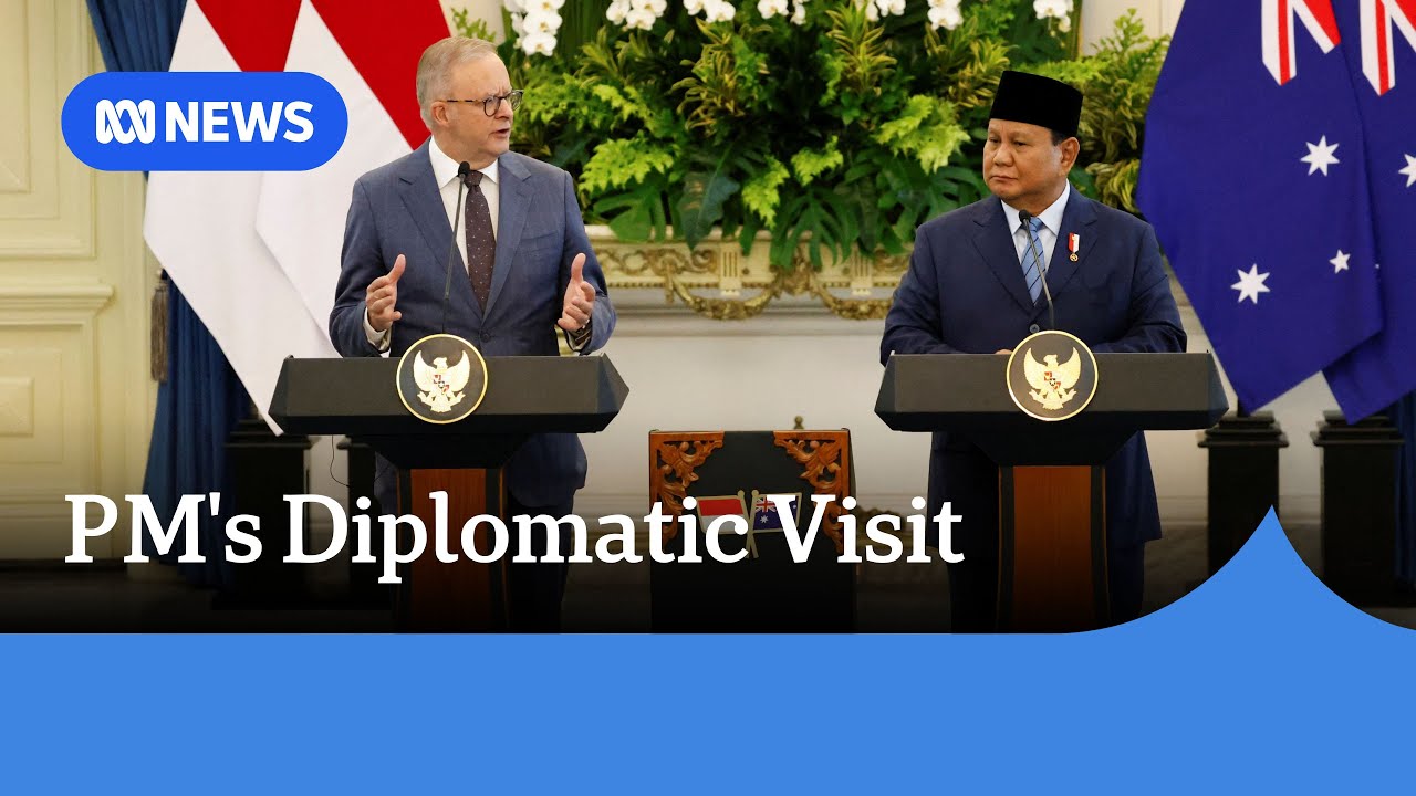 Anthony Albanese visits Indonesia to strengthen trade and defence ties | ABC NEWS